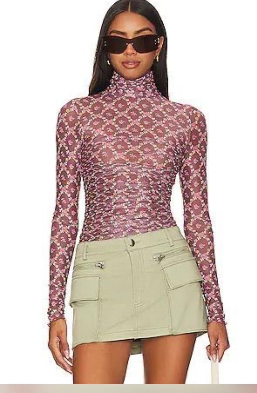 Free People Intimately Under It All Bodysuit In Garnet Combo